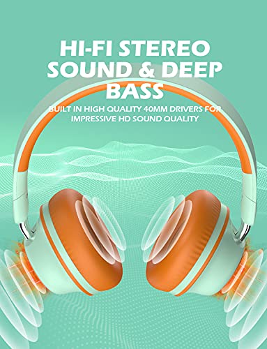 SuperEQ S2 Bluetooth Active Noise Cancelling Headphones, Wired and Wireless On-Ear Headset with CVC 8.0, Hi-Fi Stereo… - Image 7