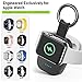 Portable Wireless Charger for iWatch, Compact Magnetic 1200mAh Power Bank Keychain Style, Apple Watch Accessories Compatible for All Apple Watch Series