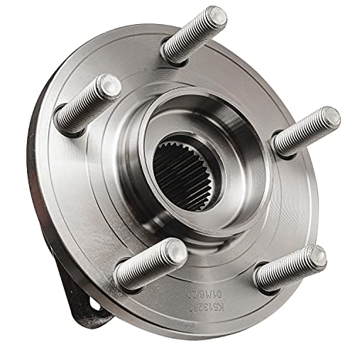 Detroit Axle - 5-Lug Front Wheel Hub Bearing Assembly Replacement For Dodge Avenger Sebring Cirrus 200 #TOP4