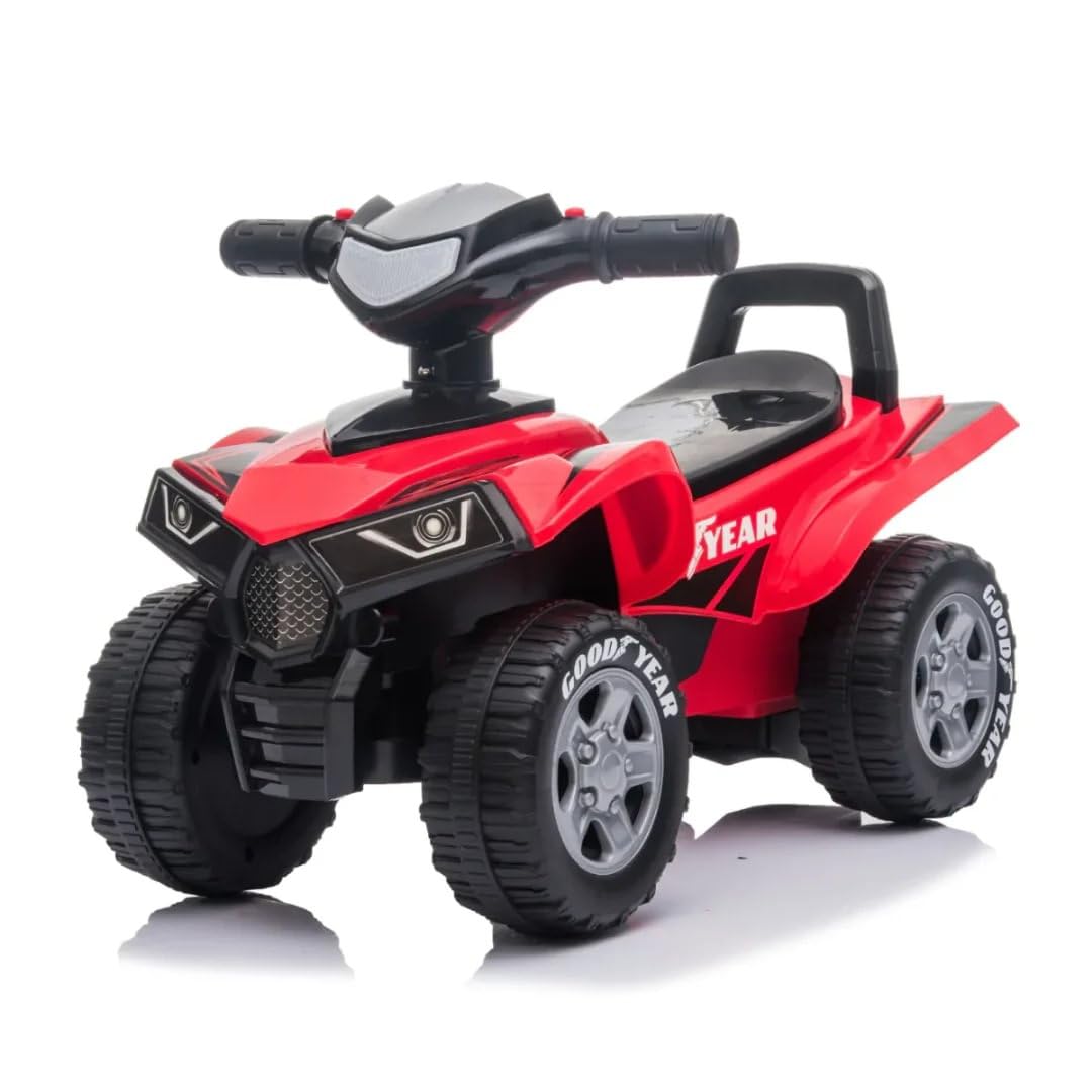Goodyear Goodyear Rutscher-ATV, 1-3 Jahre, mit Hupe, Geschenkidee, Rot