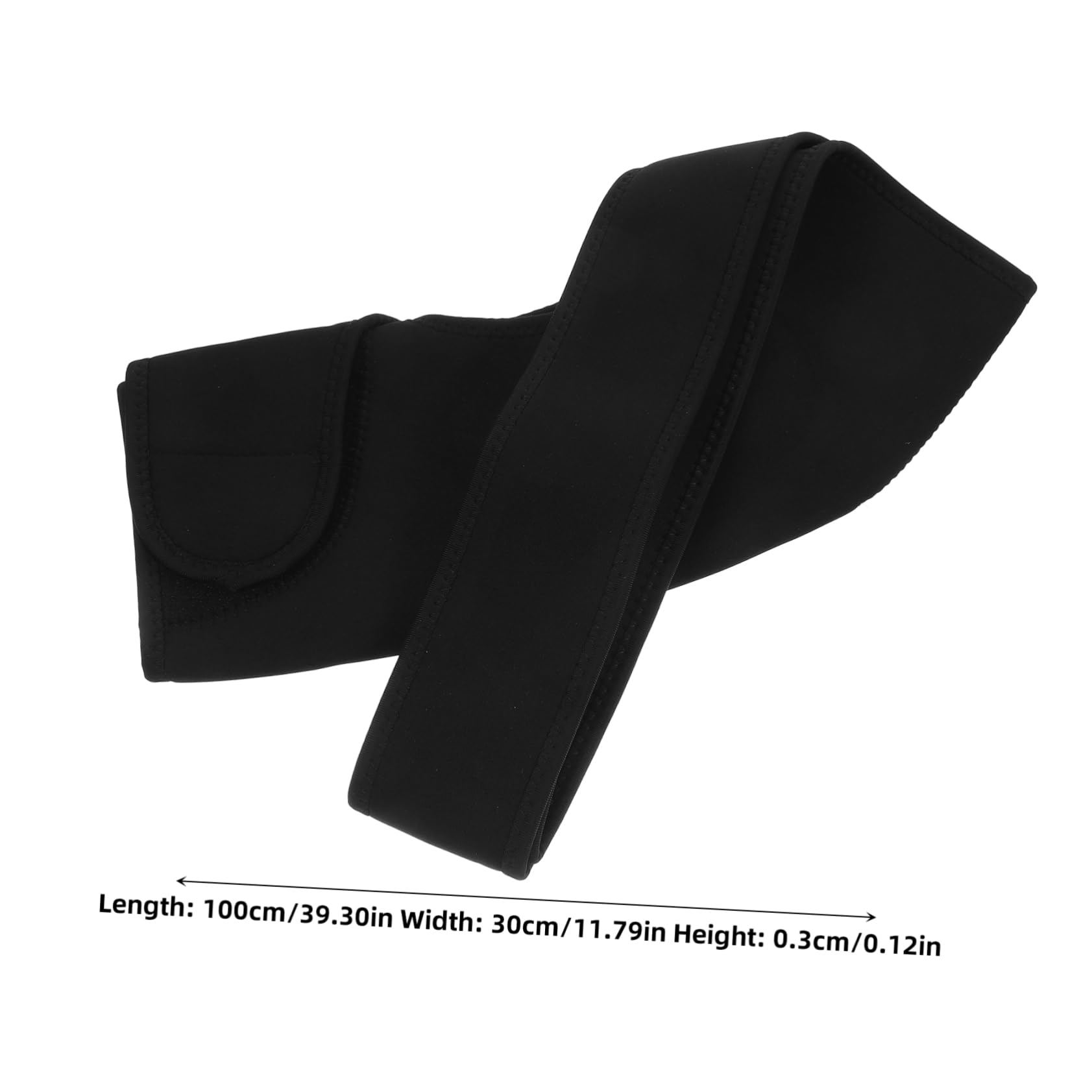 Ipetboom Adjustable Black Shoulder Pad Belt Protective Gear for Sports Left Shoulder Support Elastic Neoprene Material Relieves Strains Injuries for