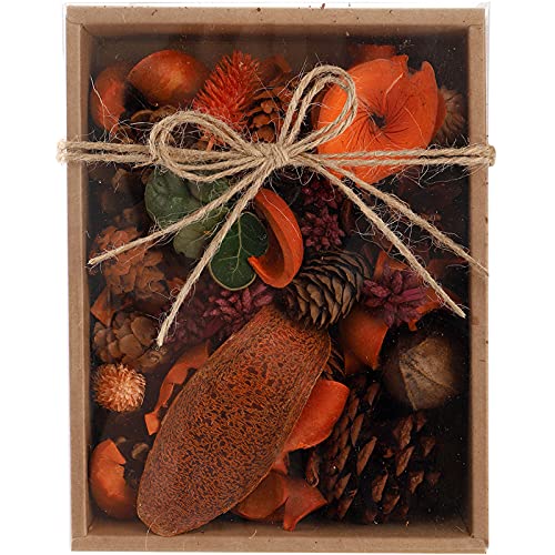 DEAYOU Potpourri Box, Dried Flower Bowl and Vase Filler, Fall Spring Potpourris Gift Bag, Home Fragrance Perfume Sachet, Thyme Scented Air Freshener Aroma for Bathroom, Closet, Unique Scent, 8.8 Oz