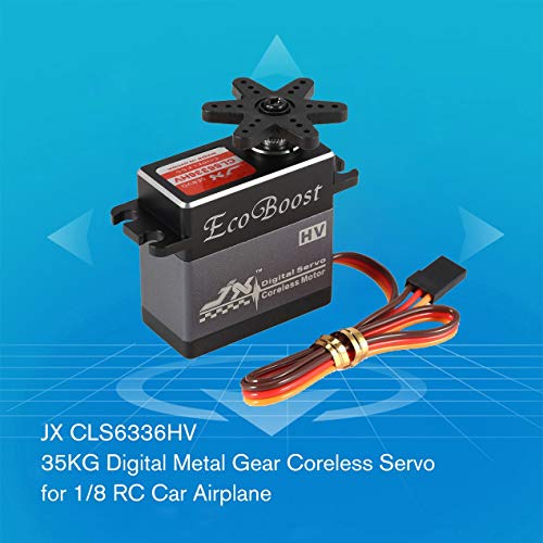 Jx Cls6336Hv 35Kg 6-7.4V Hoogspanning Metal Gear Aluminium Shell Digitale Coreless Servo Voor 1/8 Rc Car & 2000mm Fixed… - Afbeelding 7