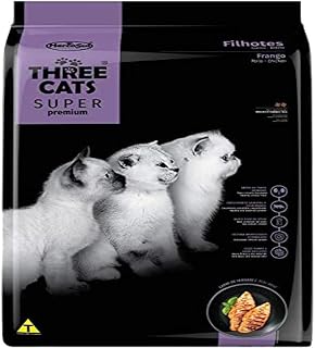 Ração Three Cats Super Premium Filhote Frango 500g