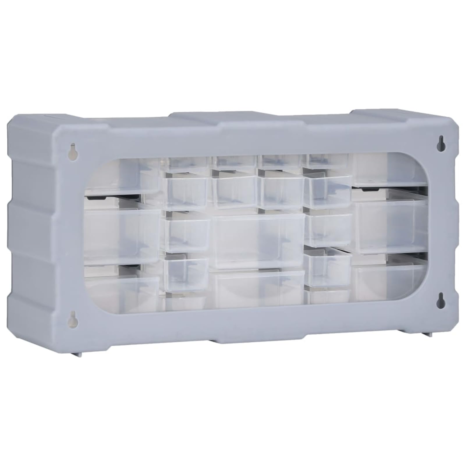 Gecheer Organizador de Herramientas de 22 Cajones - Gris, PP, 49x16x25.5 cm, No Montaje Modelo YHSLRZJ-147584ES