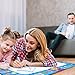 Aqua Magic Mat, Morfone Doodle Drawing Board Kids Water Painting Mat 40 X 29 Inch Educational Toys for Age 3 4 5 6 7 8 Girls Boys Toddlers ( Bonus Make-a-face Sticker Sheets )