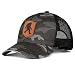 Pnkvnlo Mesh Bigfoot Hat Leather Cap for Men- Great Snapback Closure Sasquatch Hat for Hunting & Hiking-Camouflage
