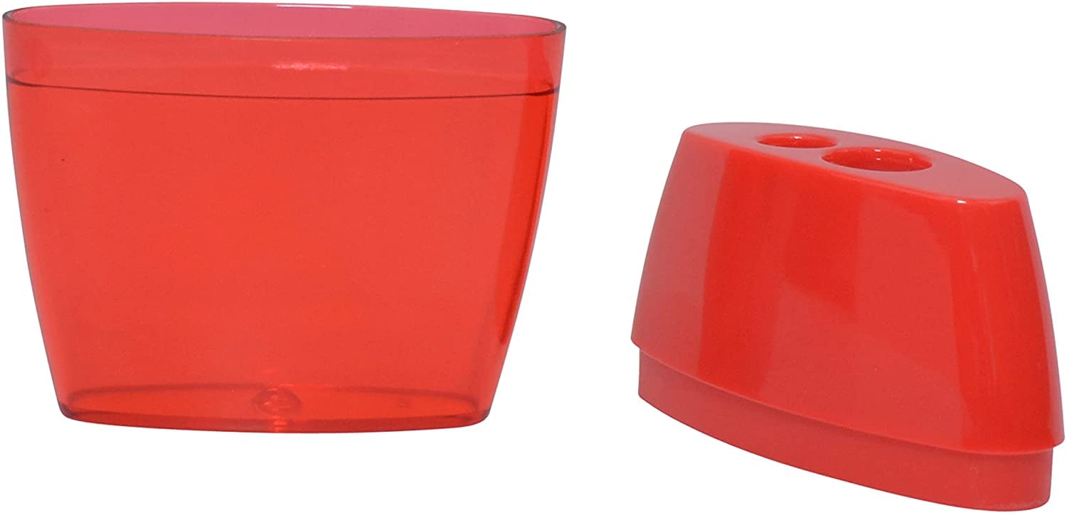 2-Hole Manual Pencil Sharpener - Set Of 3 Reliable Classroom Sharpeners