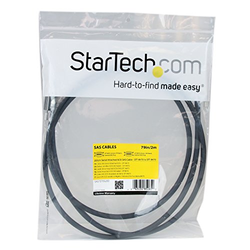 image for StarTech.com 2m Infiniband External SAS Cable - SFF-8470 to SFF-8470 -