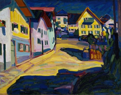 Tableau Graffiti Art Kandinsky pour Décoration Murale de Salon Moderne 60x90cm