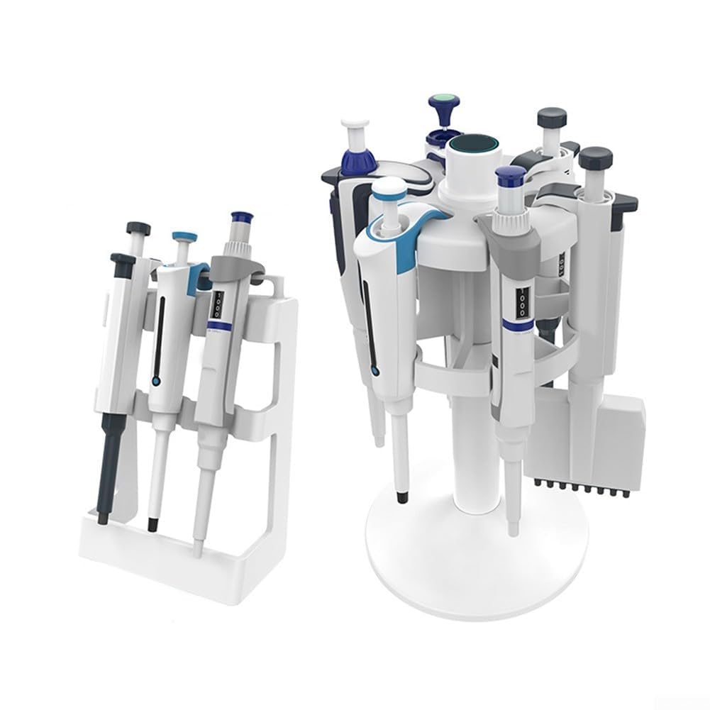 Ottimizza il flusso di lavoro del laboratorio con supporti per pipette trapezoidali e rotonde, efficiente nello spazio e facile da pulire (rotondo)