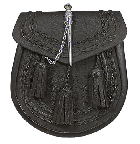 The Scotland Kilt Company - Candado de piel trenzada Cover