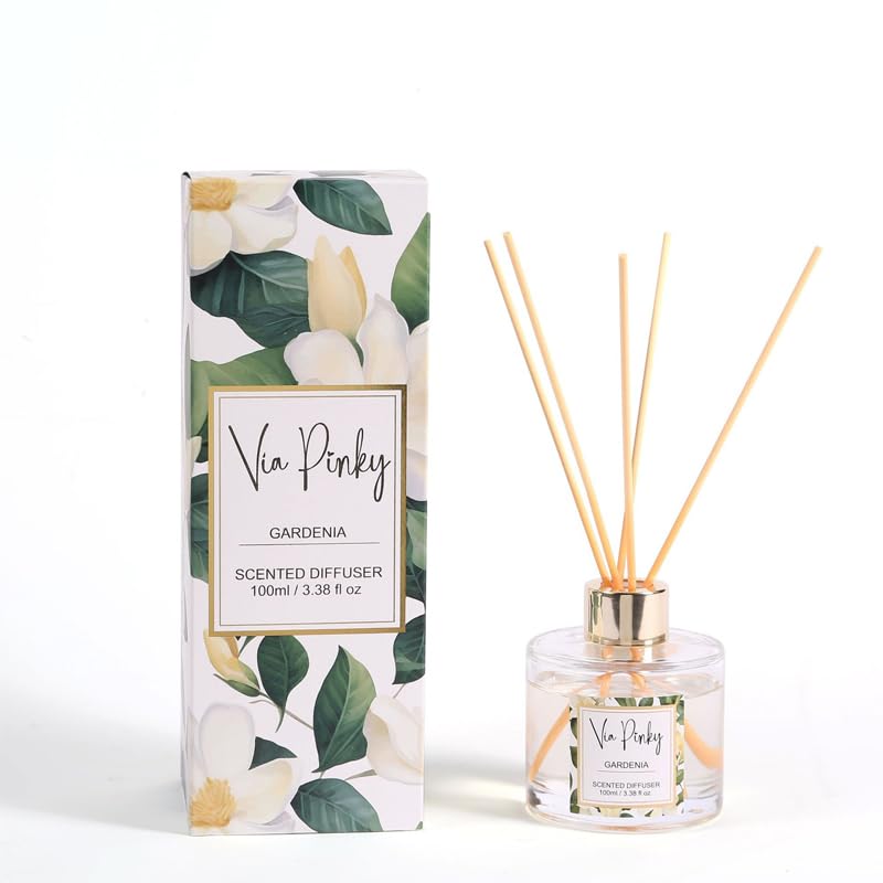 Difusor de varillas gardenia 100 ml aroma floral miniatura 1
