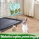 XYTAHDM Hängender Futtersack für Kleintiere, Kaninchen Heutasche, Hasen-Futterstation Heutaschen, Meerschweinchen Heutasche, für Kaninchen/Meerschweinchen/Chinchilla(B)