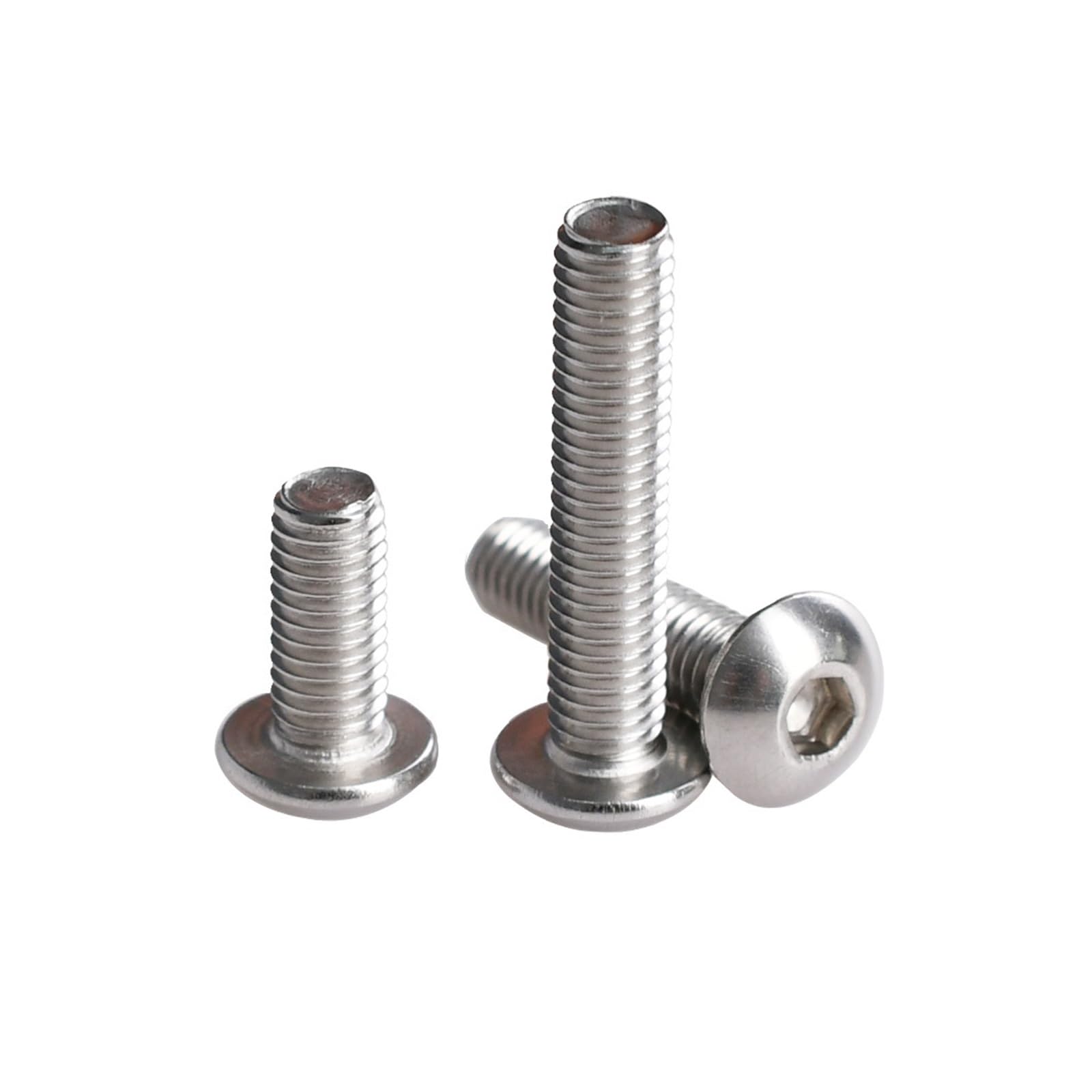 M2 M3 M4 M5 M6 Schraubensatz 304 Edelstahl Schrauben Muttern Set Gewinde Sechskant Motorrad Verkleidungsschrauben Sortiment(M6 (120Pcs))