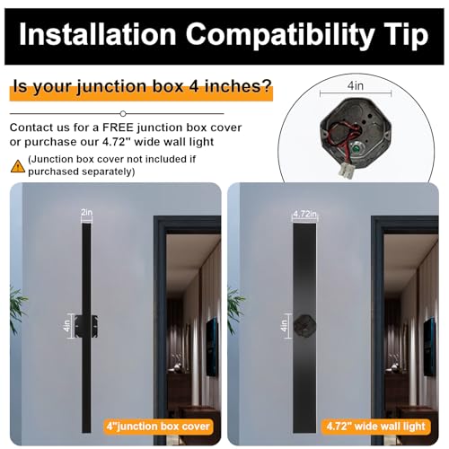 Image of AioTio Modern Outdoor Wall Light Fixture, 2pack 39inch Black LED Outdoor Lights, Modern Porch & Patio Sconce, 3000K Long Strip Light Fixture Outside for House, Garage, Front Door