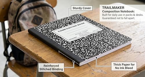 Carnet de composition à larges lignes Trail maker solide pour stocker vos notes - 5