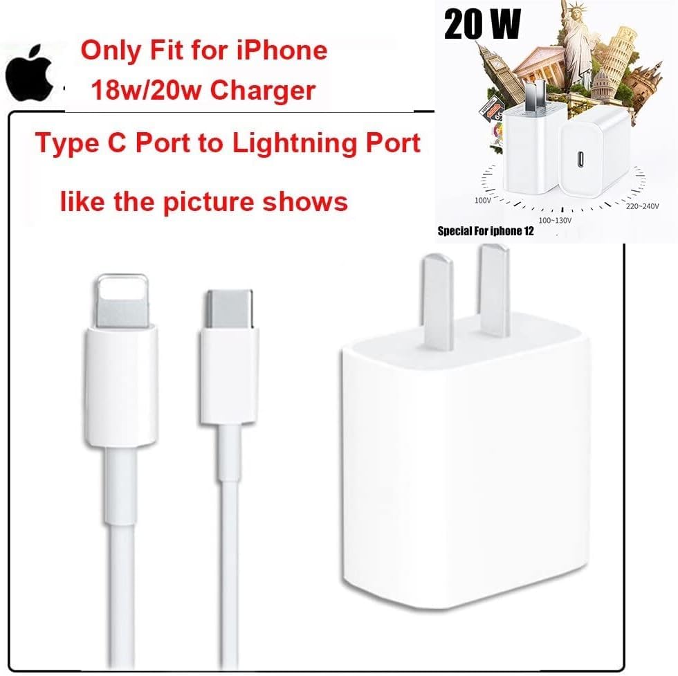 INEFABLE Cable Protector with 3D Cute Cartoon Case Cover for iPhone Charger 18W & 20W iPhone 14 13 12 11 Pro Max Full Charging Data Cable Protective Sleeves Set-1 4