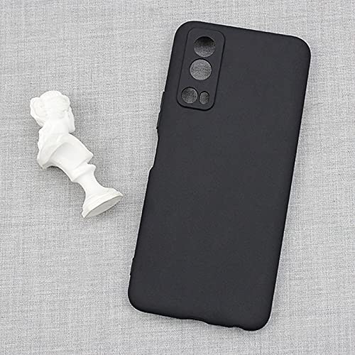 Image of Mobile Back Cover Case for IQOO 7 (Silicone Case|CameraProtection|Black SC1510)
