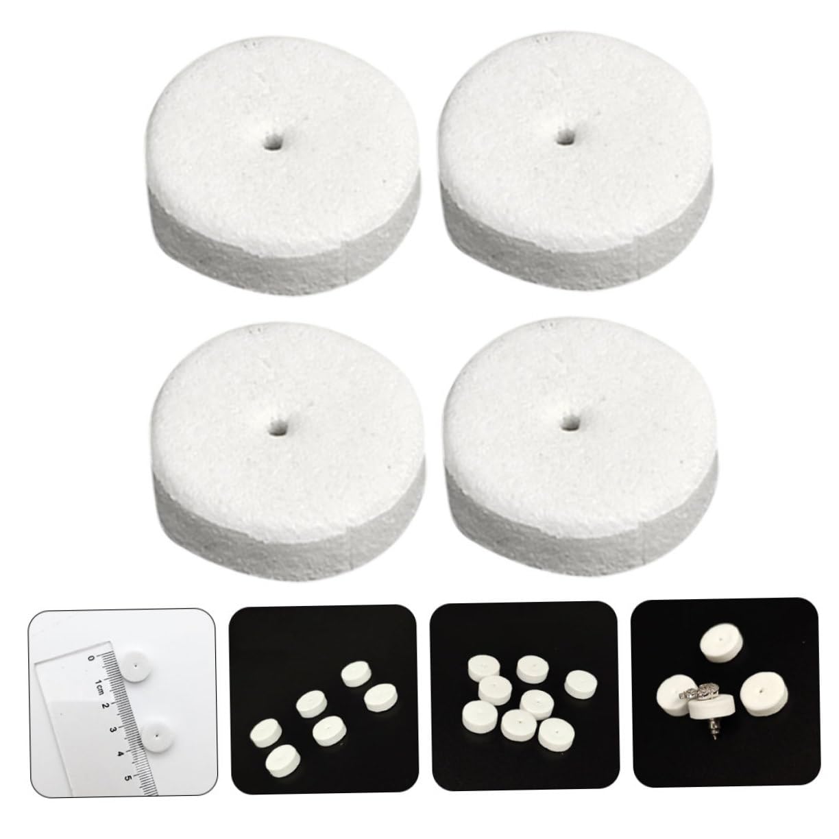 Boîte à Bijoux Levemolo Lot De 5 Supports En Mousse Pour Bijoux - Organisation Bagues Et Boucles D'oreilles - Format 28,5x18cm - Blanc écrin Mousse Bijouterie