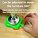 Heavy Duty Furniture Lifter Lever 4 660 lbs Load Capacity Appliance Roller Wheels Sliders + Adjustable Height Lifting Tool for Easy Safe Moving Sofas Couch Washer Dryer Refrigerator Bed Drawer Cabinet