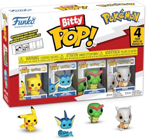 Pack de 4 figurines Funko Bitty Pop Pokémon Pikachu - vue 3