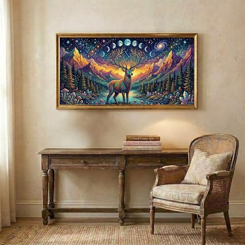 Broderie diamant kit complet grand format 90x180 pour s'évader au quotidien - 3