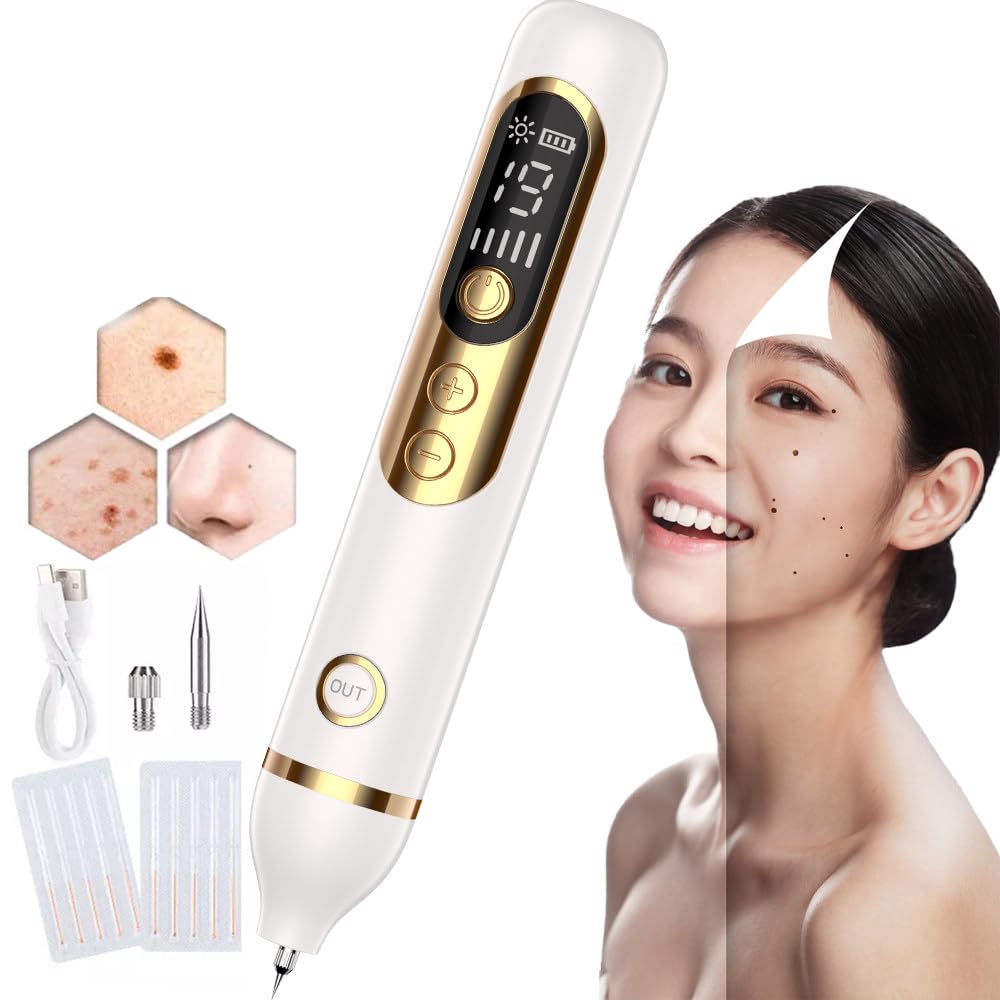 Stylo plasma électrique à 19 intensités pour estomper les imperfections du visage