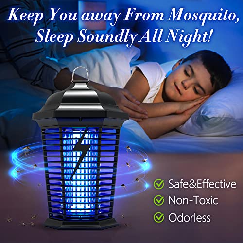 Aosion-Bug Zapper Outdoor,4200V Electronic Mosquito Zapper,Fly Zapper With Mosquito Control Paper,18W Uva Mosquito Lamp,High Powered Waterproof Insect Killer For Home,Kitchen Backyard, Camping. #TOP5