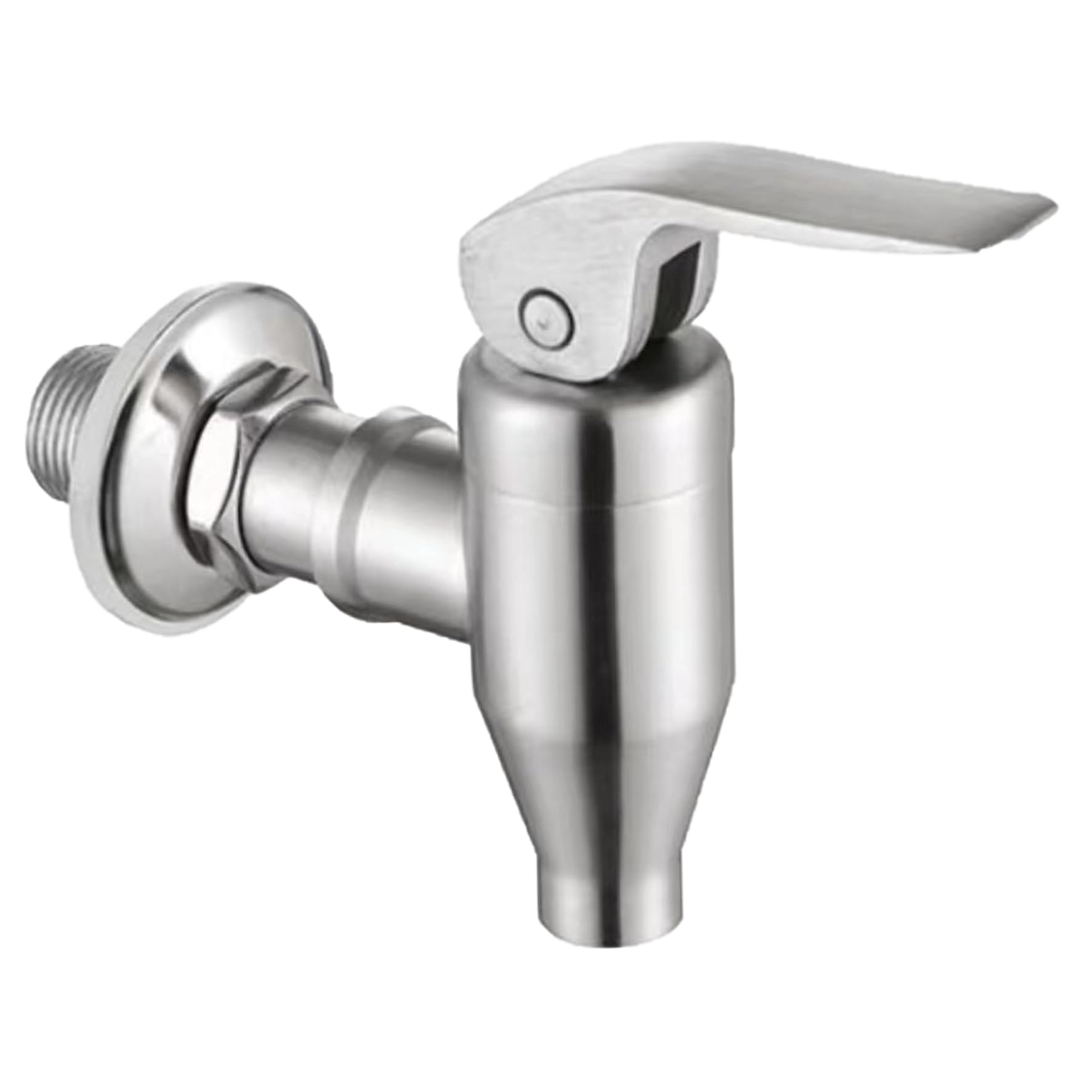 Ameble Stainless Steel Leakproof Wine Barrel Spigot Replacement for Beverage Dispenser, Fits 16-20mm Hole, Silver, Water Jug, Fermentation Bucket