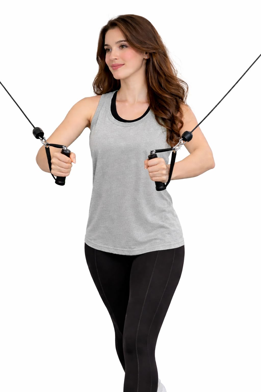blueficus Breathable Women’s Gym Vest - Polyester Workout Tank Top for Fitness-picture-38