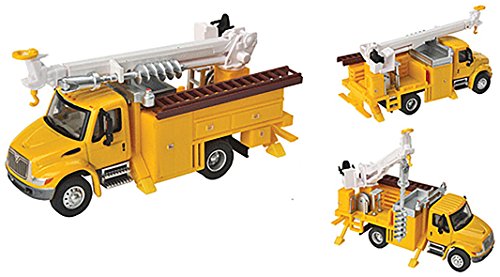 Walthers SceneMaster International, Yellow 4300 Utility Truck w/Drill