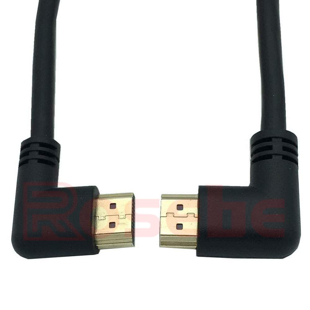 Amazon | Rosebe L字型HDMI2.0ケーブル，ゴールド金メッキ端子 60Hz 4K