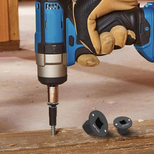 Adaptateurs de douilles compactes en acier au carbone lot de 4 pour machines