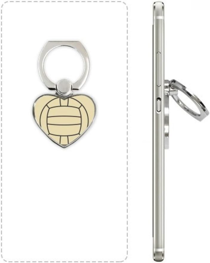 Volleyball Sport Line Drawing Pattern Heart Cell Phone Ring Stand Holder Bracket Universal Support Gift
