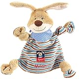 LIEFERUMFANG: 1 bestickte sigikid Schnuffeltuch Hase Semmel Bunny, Altersempfehlung: 0-36 Monate, Farbe: Braun / Blau, Maße (LxBxH): 20 x 7 x 27 cm, Art.- Nr.: 47893