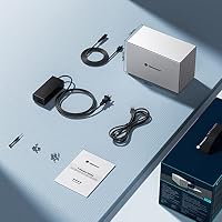 Yottamaster 5 Bay RAID USB C Festplattengehäuse, Aluminium Externe SATA Festplatte Gehäuse für 3,5" /2,5" Festplatten, Unterstützung 5 x 22TB mit 80mm Leise Lüfter für Persönlichen Speicher – Ansicht 8