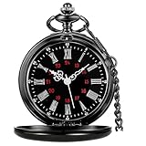 Dimensioni: il diametro è di circa 4,5 cm e il volume è piccolo e facile da trasportare. Ogni nostro orologio da tasca è dotato di una catena per orologio da tasca, che è di 38 cm, dimensioni e lunghezza della catena è molto comodo da indossare. Utile per fissare facilmente l'orologio da tasca, leggero e compatto, portatile da trasportare e riporre, può essere legato alla tasca della camicia.