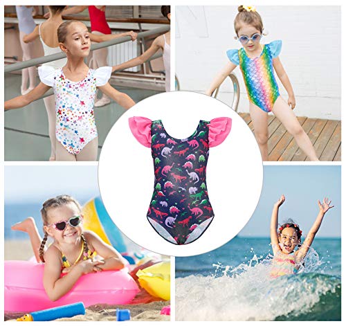 image for Kids4ever Girls' Dance Unitards Gymnastics Leotards 4-5 Years Old Todd