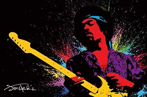Euphoria Eshop Jimmi Hendrix Popular Guitarist HD Poster 12 X 18 Inch