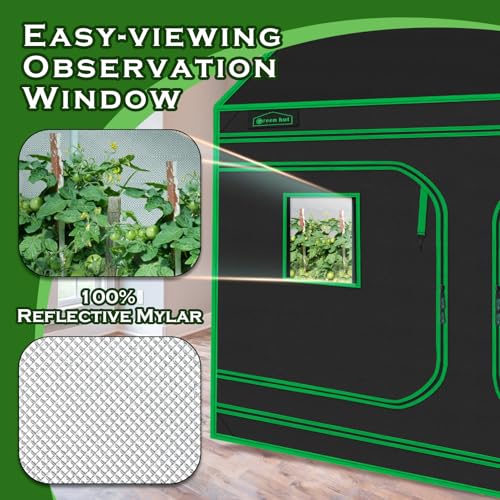 Image of 96 inchx48 inchx72 inch Roof Cube Grow Tent Plant Grow Tent