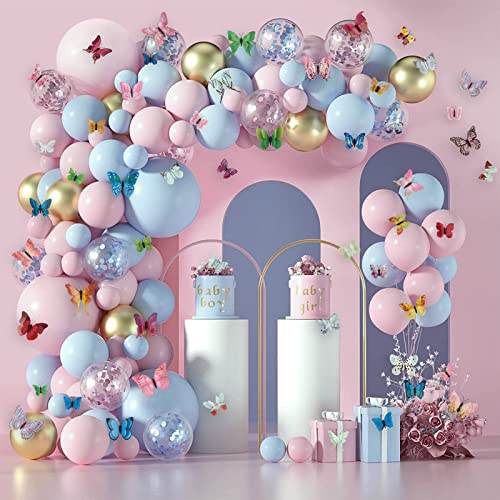 Hianjoo 72 PCS Farfalle 3d Parete, 3D Adesivo da