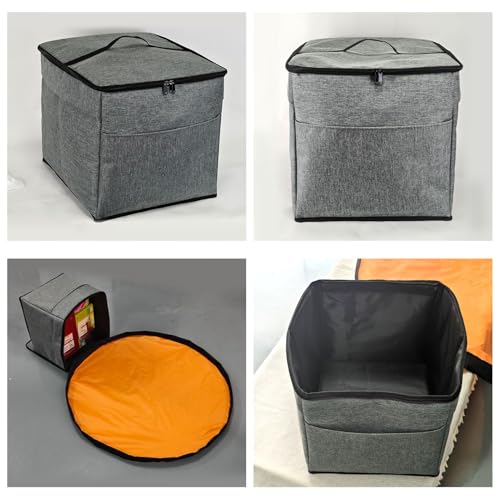 Kids Toy Organizer-Large Capacity Oxford Cloth Storage Bag With Heavy-Duty Zipper, Portable Building Block & Doll Collector, Washable Toy Bin For Outdoor, Camping & Bedroom | 600D Navy – Image 6