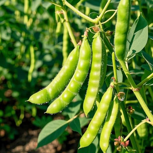 semillas orgánicas de frijoles edamame - trepadora resistente para balcón trepadoras 100pcs