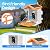 Smart Bird Feeder with Camera Solar Powered, 2K HD Video, AI Bird Species Identification, Instant Arrival Alerts, Squirrel-Proof & Weatherproof, Outdoor Bird Watching, Ideal Gift for Bird Lovers