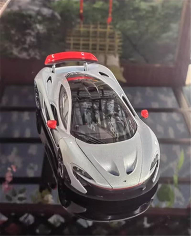 FloZ for Autoart for McLAREN for P1 Sports car Silver red reflector 1:18 Truck Pre-built Model