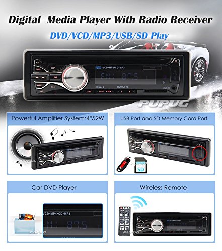 Amazon.co.jp: 1Dinスペース 汎用標準サイズ 車載CDプレーヤー ヘッド