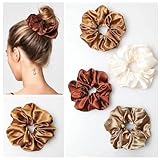 Zoom IMG-1 8 pezzi scrunchies per capelli Zoom IMG-1 8 pezzi scrunchies per capelli
