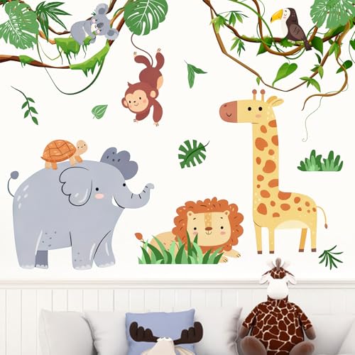 Vinilos Decorativos Mfault Animales Tropicales 35x12 in miniatura 4