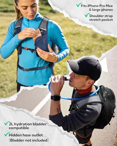 image for WATERFLY Small Lightweight Hiking Backpack: 20L Outdoor Daypack with P